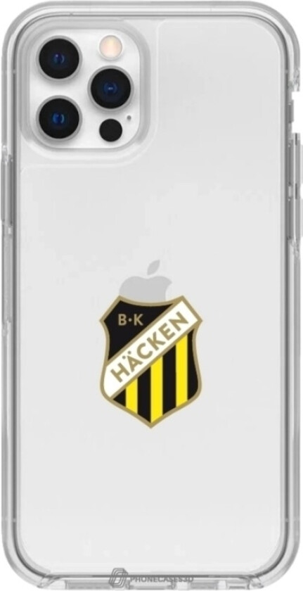 iPhone 12 BK Häcken Clear case -mobildeksel, hvit