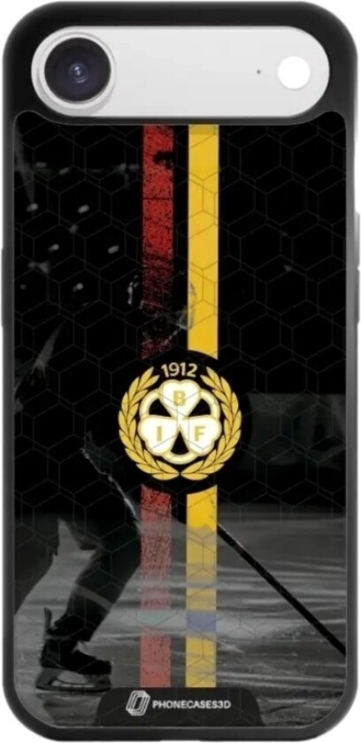 iPhone Air Brynäs IF 3D mobildeksel, svart