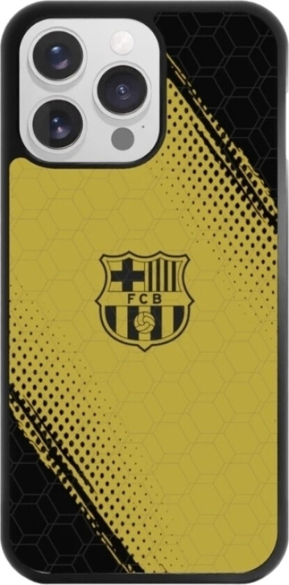 iPhone 16 Pro Max FC Barcelona 3D mobildeksel, svart