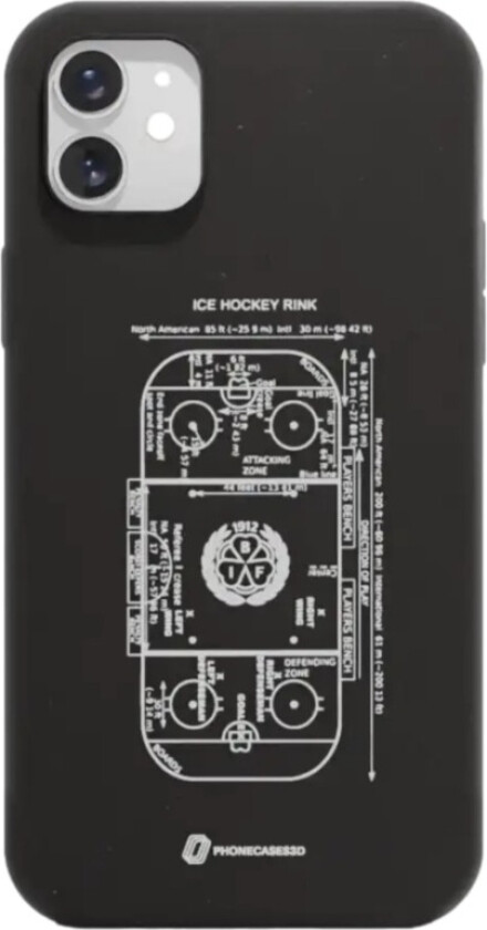 iPhone 11 Brynäs IF komposterbart deksel, svart