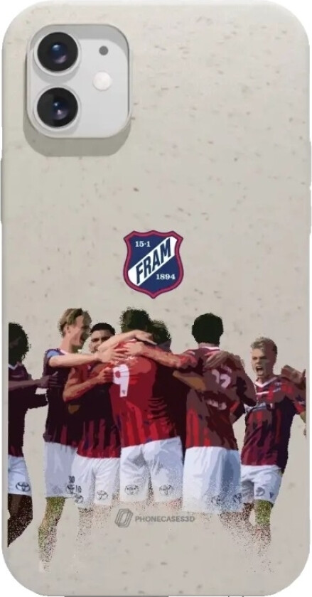 iPhone 11 IF Fram Larvik komposterbart deksel, hvit