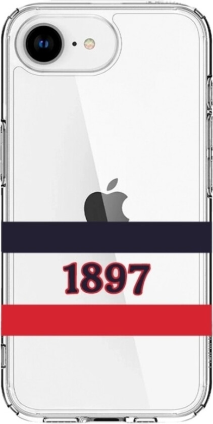 iPhone 16e HIFK Hockey Clear case -mobildeksel, hvit