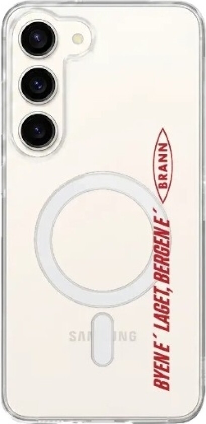 Samsung Galaxy S26 Brann SK Clear case (MagSafe) -mobildeksel, hvit