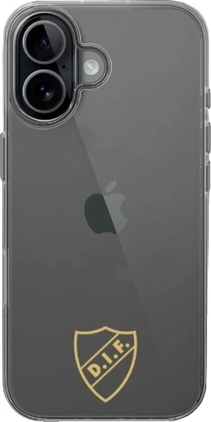 iPhone 17 Djurgårdens IF Clear case -mobildeksel, svart