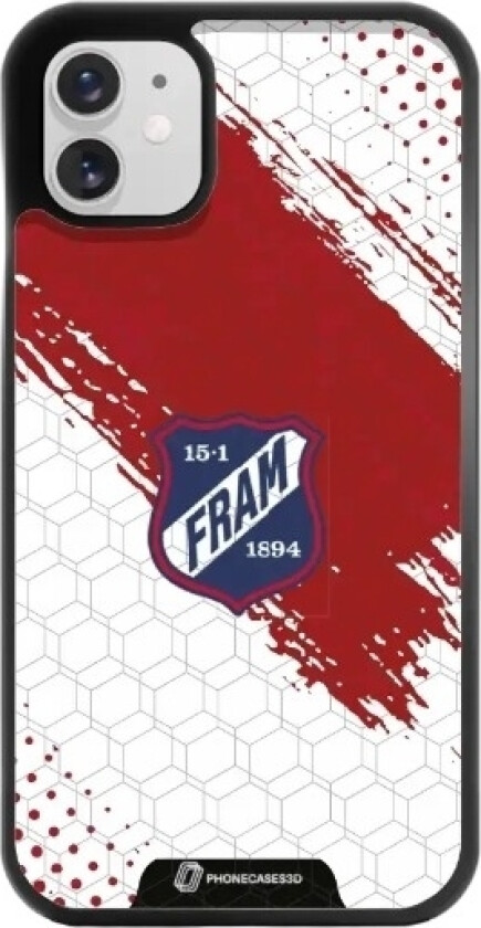 iPhone 11 IF Fram Larvik 3D mobildeksel, svart