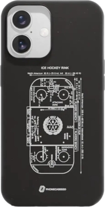 iPhone 16 Brynäs IF komposterbart deksel, svart
