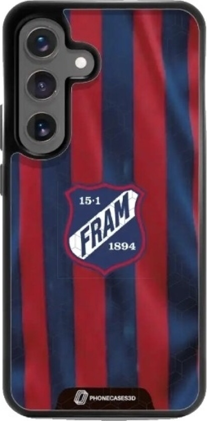 Samsung Galaxy S25 IF Fram Larvik 3D mobildeksel, svart