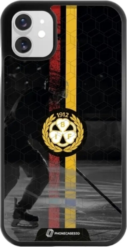 iPhone 11 Brynäs IF 3D mobildeksel, svart