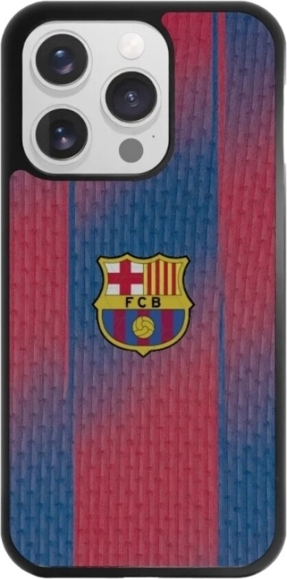 iPhone 16 Pro FC Barcelona 3D mobildeksel, svart