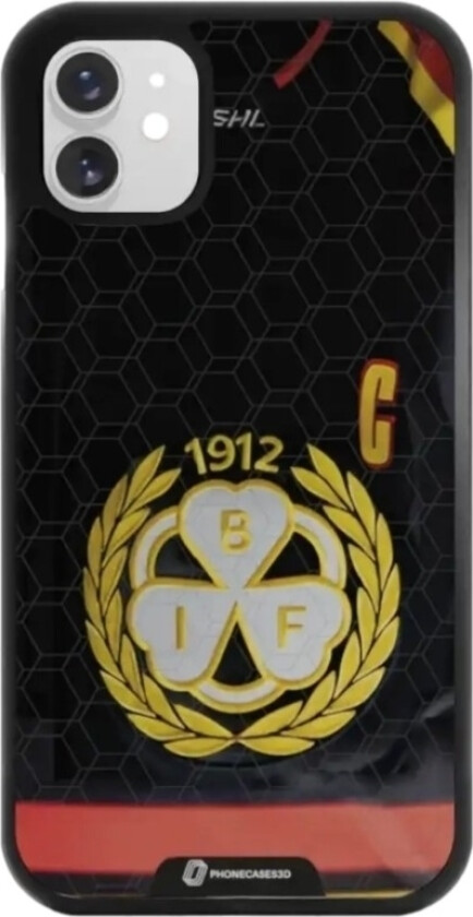 iPhone 11 Brynäs IF 3D mobildeksel, svart