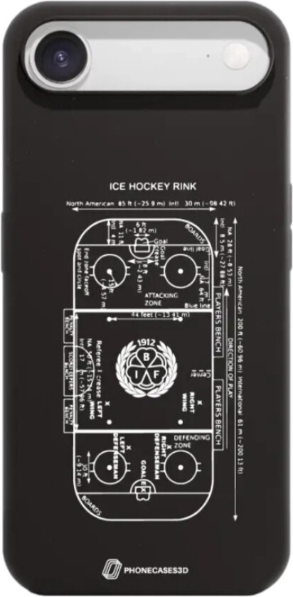 iPhone Air Brynäs IF komposterbart deksel, svart