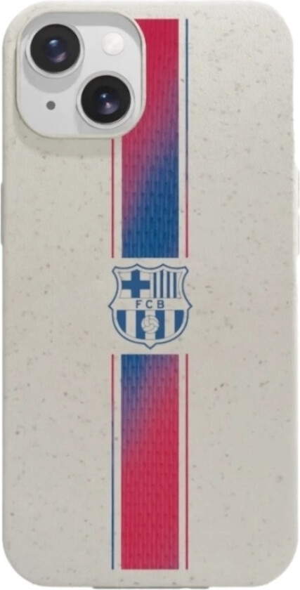 iPhone 14 FC Barcelona komposterbart deksel, hvit