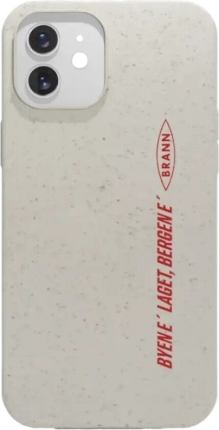 iPhone 12 Brann SK komposterbart deksel, hvit
