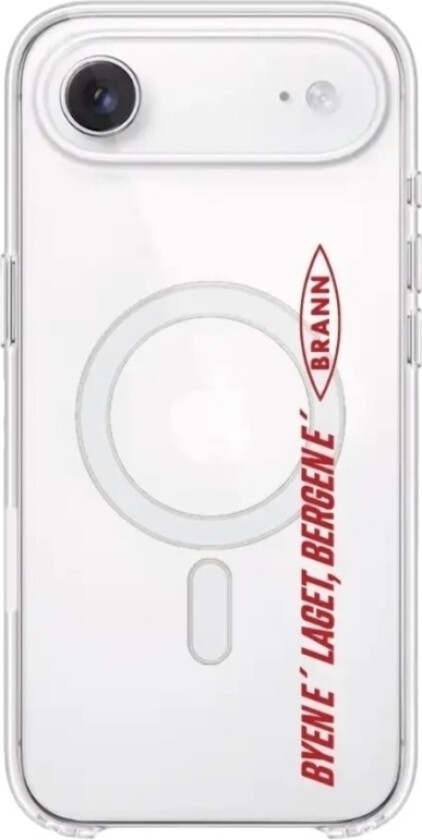iPhone Air Brann SK Clear case (MagSafe) -mobildeksel, hvit