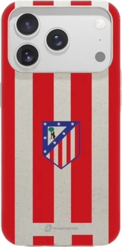 iPhone 17 Pro Max Atlético de Madrid komposterbart deksel, hvit