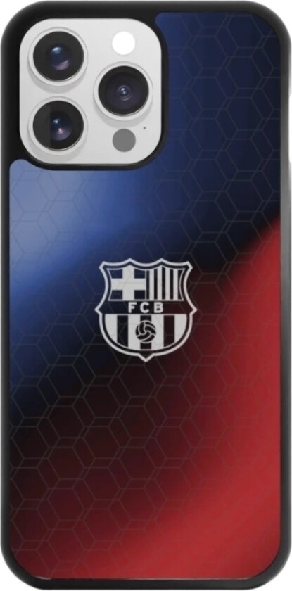 iPhone 16 Pro Max FC Barcelona 3D mobildeksel, svart