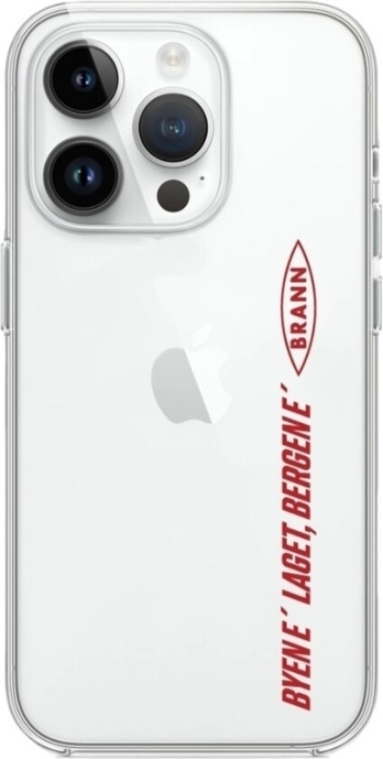 iPhone 13 Pro Brann SK Clear case -mobildeksel, hvit