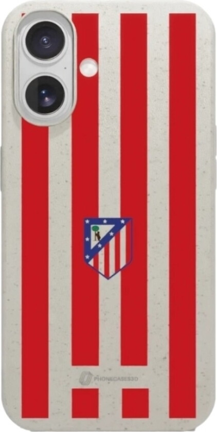 iPhone 17 Atlético de Madrid komposterbart deksel, hvit