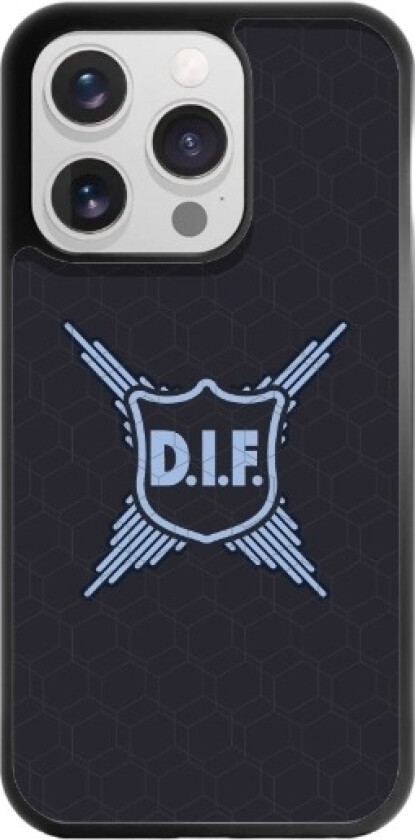 iPhone 16 Pro Djurgårdens IF 3D mobildeksel, svart