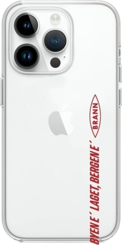 iPhone 14 Pro Brann SK Clear case -mobildeksel, hvit