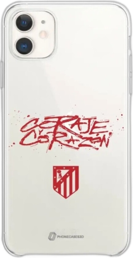 iPhone 11 Atlético de Madrid Clear case -mobildeksel, hvit