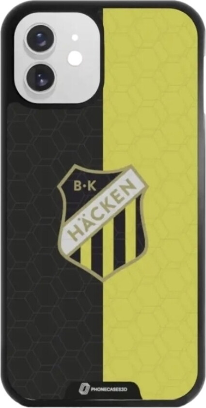 iPhone 12 BK Häcken 3D mobildeksel, svart