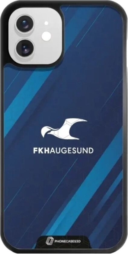 iPhone 12 FK Haugesund 3D mobildeksel, svart