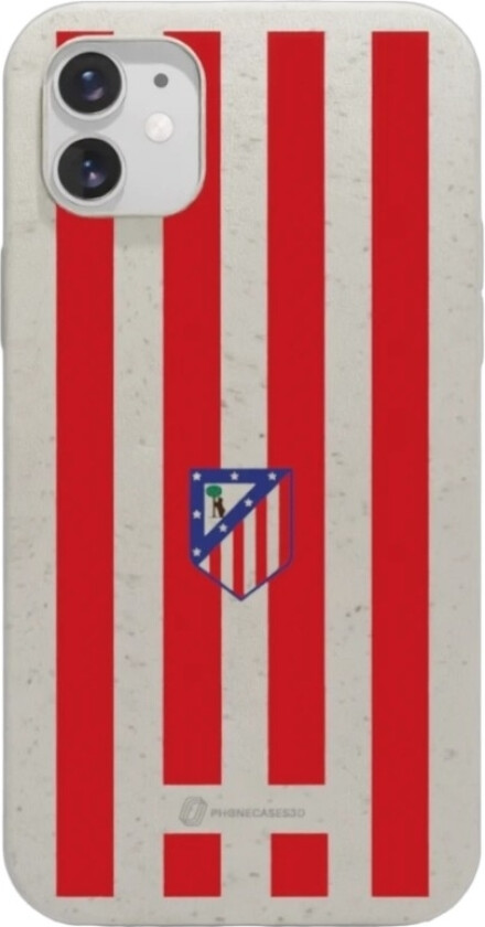 iPhone 11 Atlético de Madrid komposterbart deksel, hvit