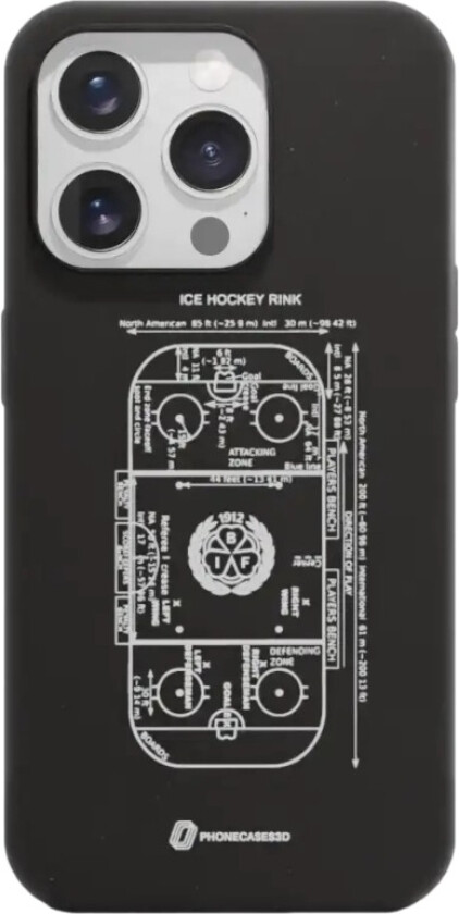 iPhone 16 Pro Brynäs IF komposterbart deksel, svart