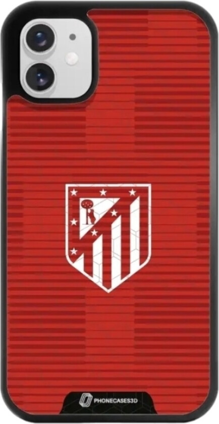 iPhone 11 Atlético de Madrid 3D mobildeksel, svart