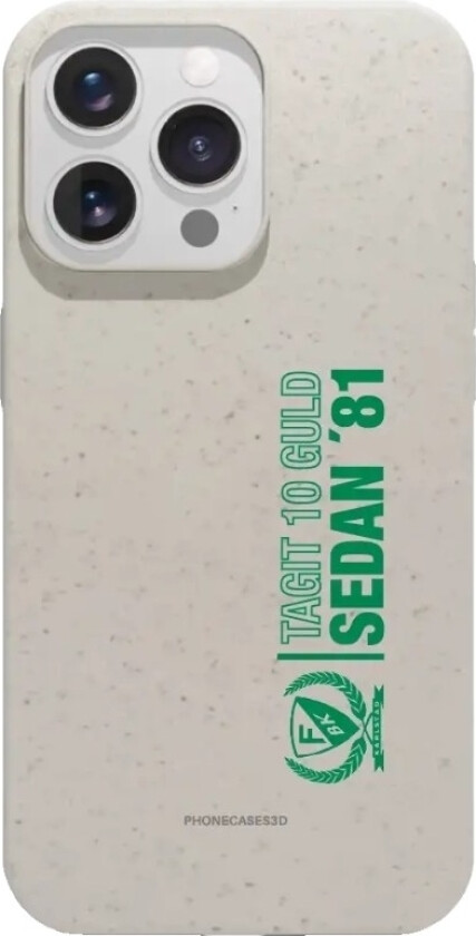 iPhone 13 Pro Färjestad BK komposterbart deksel, hvit