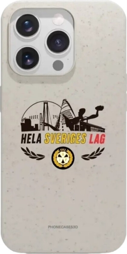iPhone 15 Pro Brynäs IF komposterbart deksel, hvit