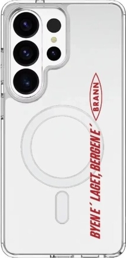 Samsung Galaxy S26 Ultra Brann SK Clear case (MagSafe) -mobildeksel, hvit
