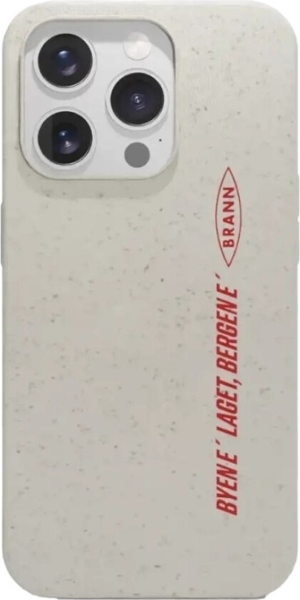 iPhone 15 Pro Brann SK komposterbart deksel, hvit