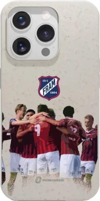iPhone 15 Pro IF Fram Larvik komposterbart deksel, hvit