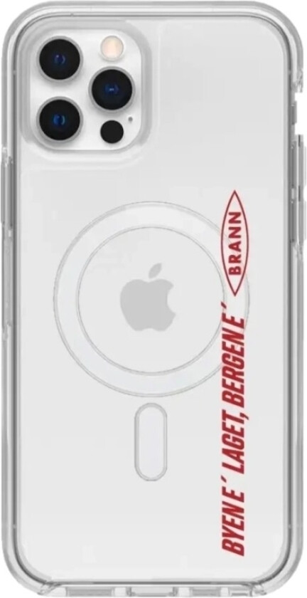 iPhone 12 Brann SK Clear case (MagSafe) -mobildeksel, hvit