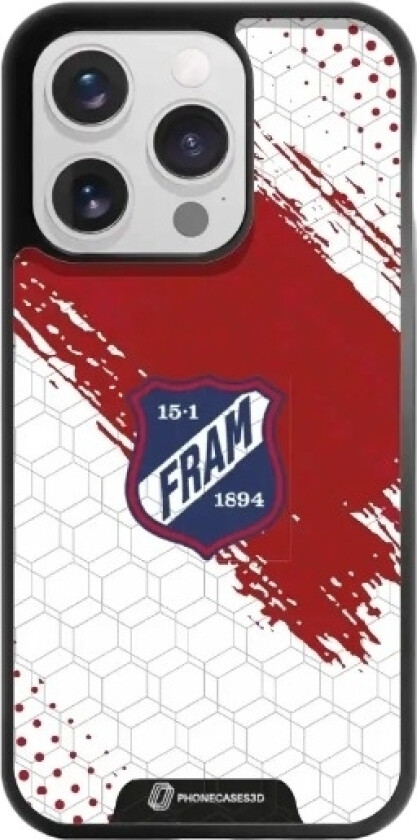 iPhone 16 Pro IF Fram Larvik 3D mobildeksel, svart
