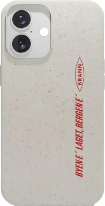 iPhone 16 Brann SK komposterbart deksel, hvit