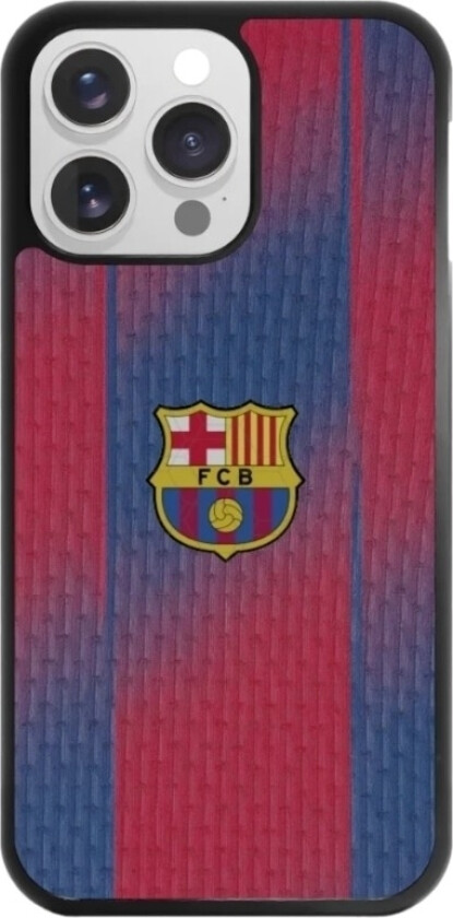 iPhone 16 Pro Max FC Barcelona 3D mobildeksel, svart
