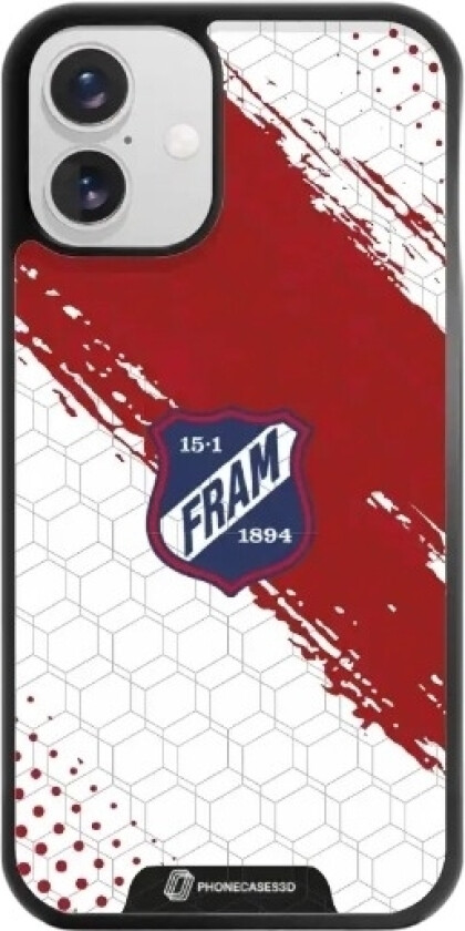 iPhone 16 Plus IF Fram Larvik 3D mobildeksel, svart