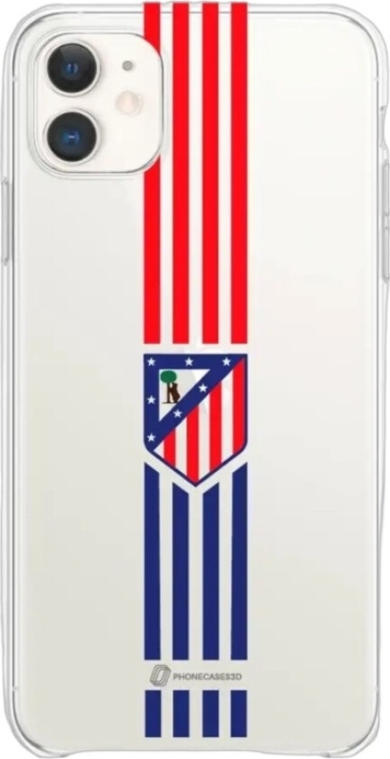 iPhone 11 Atlético de Madrid Clear case -mobildeksel, hvit