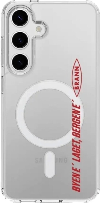 Samsung Galaxy S25+ Brann SK Clear case (MagSafe) -mobildeksel, hvit