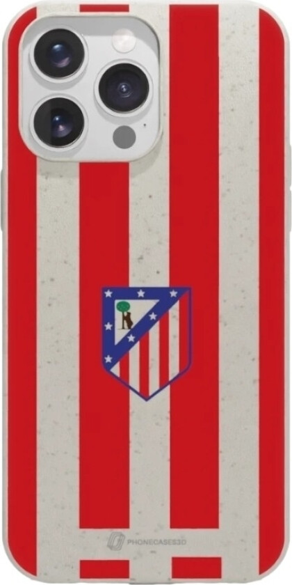 iPhone 16 Pro Max Atlético de Madrid komposterbart deksel, hvit