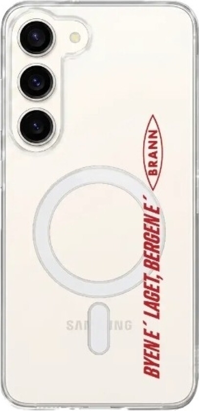 Samsung Galaxy S26+ Brann SK Clear case (MagSafe) -mobildeksel, hvit