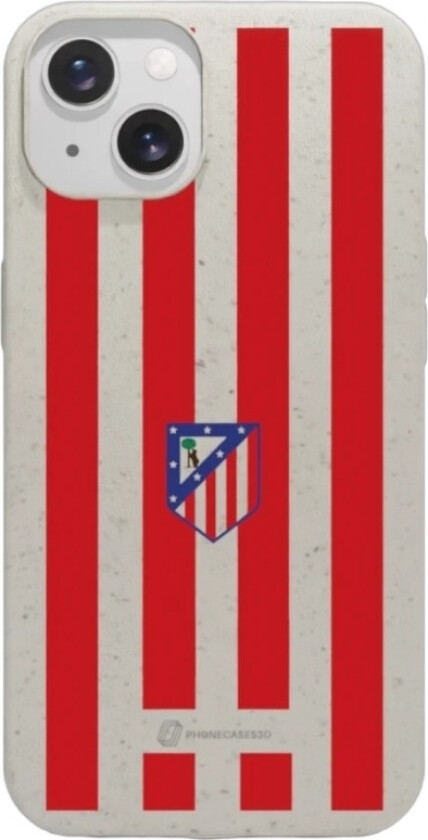 iPhone 13 Atlético de Madrid komposterbart deksel, hvit