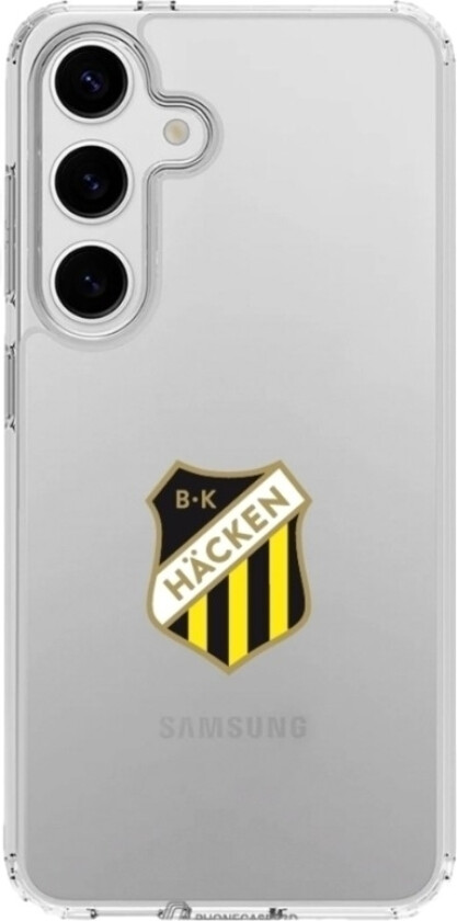 Samsung Galaxy S25 BK Häcken Clear case -mobildeksel, hvit