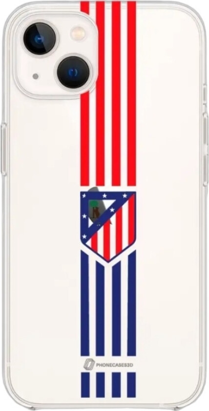 iPhone 13 Atlético de Madrid Clear case -mobildeksel, hvit