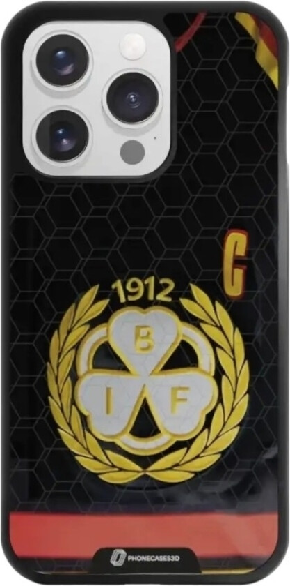iPhone 16 Pro Brynäs IF 3D mobildeksel, svart