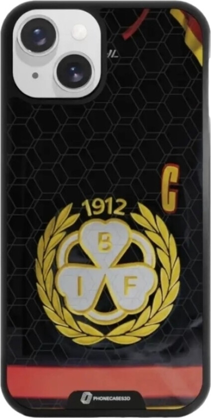 iPhone 14 Brynäs IF 3D mobildeksel, svart