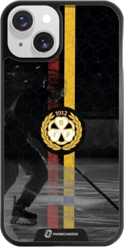 iPhone 14 Brynäs IF 3D mobildeksel, svart
